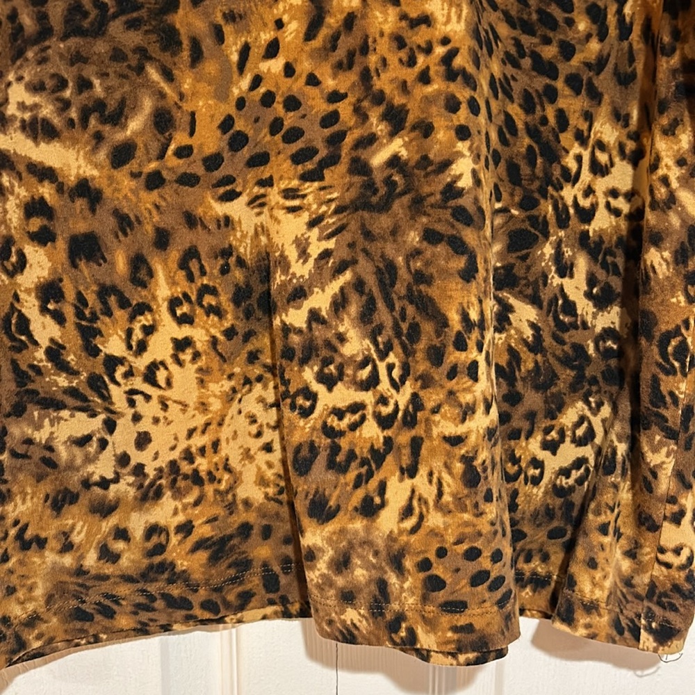 Ruby Rd. Animal Print Top - Picture 4 of 8